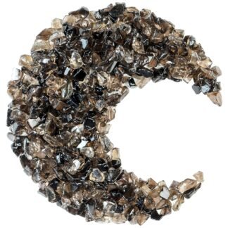 Crocon 1LB Crushed Smoky Quartz Chips Bulk Stone 2000+ Carats Natural Quartz Pieces Irregular Shape Gemstone Tumbling Cabbing Gem Mining Chakra Balancing Reiki and Crystal...