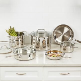 Cuisinart 77-11G Stainless Steel 11-Piece Set Chefs-Classic-Stainless-Cookware-Collection - lunas-mystic-emporium.com Cuisinart 77-11G Stainless Steel 11-Piece Set Chef's-Classic-Stainless-Cookware-Collection