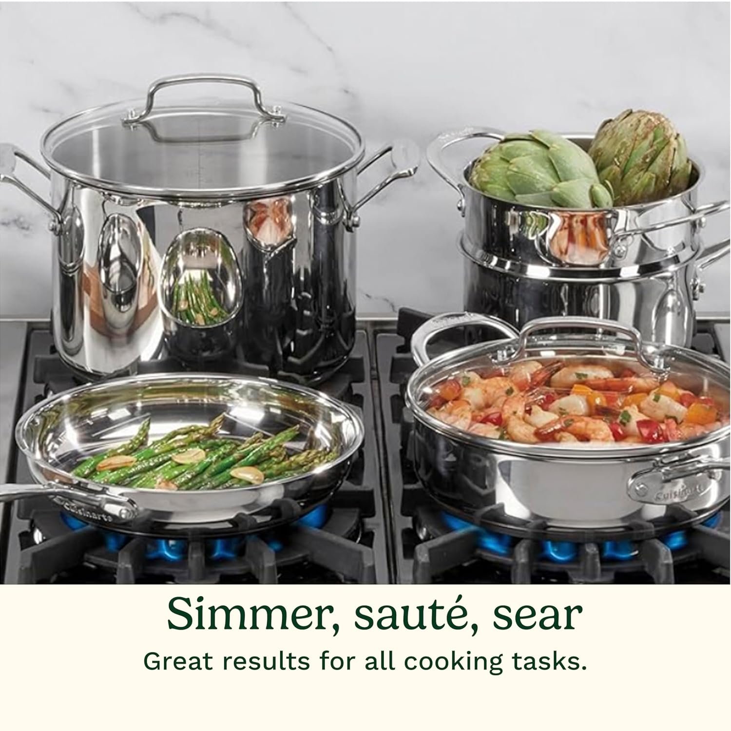 Cuisinart 77-11G Stainless Steel 11-Piece Set Chefs-Classic-Stainless-Cookware-Collection - lunas-mystic-emporium.com Cuisinart 77-11G Stainless Steel 11-Piece Set Chef's-Classic-Stainless-Cookware-Collection