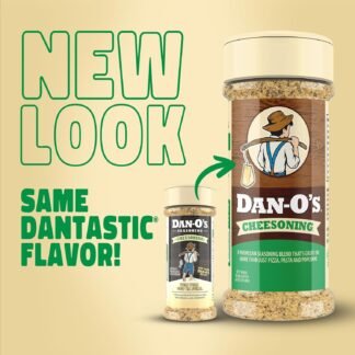 Dan-O's Cheesoning Seasoning, 7.6 oz Bottle, All Purpose Seasoning for Pizza, Popcorn, Chicken, Bread and More, Sugar Free, Zero Calorie, Parmesan Cheese Replacement for your...
