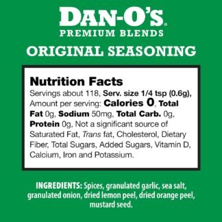 Dan-Os Original Seasoning 25 oz Bottle All Purpose Seasoning for Chicken Turkey Beef Veggies and More Sugar Free Zero Calorie Use this Spice Blend to Craft a Marinade - lunas-mystic-emporium.com Dan-O's Original Seasoning, 2.5 oz Bottle, All Purpose Seasoning for Chicken, Turkey, Beef, Veggies and More, Sugar Free, Zero Calorie, Use this Spice Blend to Craft a Marinade,...