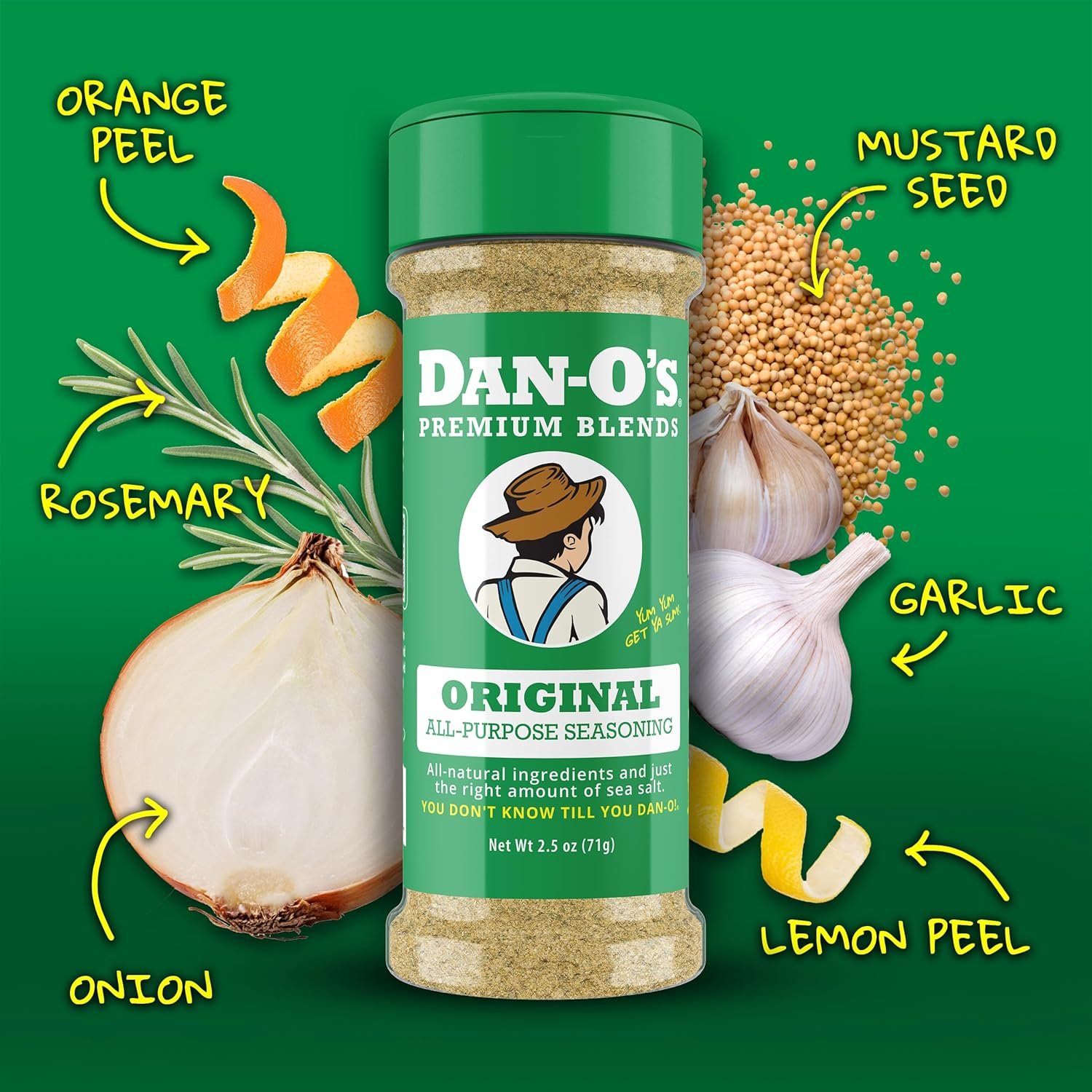 Dan-Os Original Seasoning 25 oz Bottle All Purpose Seasoning for Chicken Turkey Beef Veggies and More Sugar Free Zero Calorie Use this Spice Blend to Craft a Marinade - lunas-mystic-emporium.com Dan-O's Original Seasoning, 2.5 oz Bottle, All Purpose Seasoning for Chicken, Turkey, Beef, Veggies and More, Sugar Free, Zero Calorie, Use this Spice Blend to Craft a Marinade,...