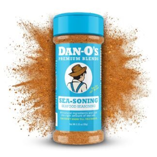 Dan-O's SEA-soning Seasoning, 3.35 oz Bottle, All-Purpose Seasoning for Fish, Shrimp, Seafood, Chicken and More, Sugar Free, Zero Calorie, Use this Sp
