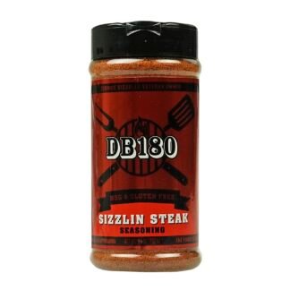 DB180 Sizzlin’ Steak Rub – Bold & Zesty Seasoning for Steaks, Burgers & Chops – Gluten Free – 9.5 oz