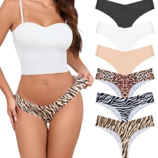 DEANGELMON Seamless Thongs for Women No Show Thong Underwear Women Comfortable Multiple Pack - lunas-mystic-emporium.com DEANGELMON Seamless Thongs for Women No Show Thong Underwear Women Comfortable Multiple Pack