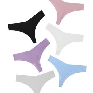 DEANGELMON Seamless Thongs for Women No Show Thong Underwear Women Comfortable Multiple Pack - lunas-mystic-emporium.com DEANGELMON Seamless Thongs for Women No Show Thong Underwear Women Comfortable Multiple Pack