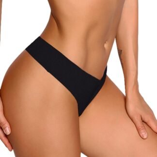 DEANGELMON Seamless Thongs for Women No Show Thong Underwear Women Comfortable Multiple Pack