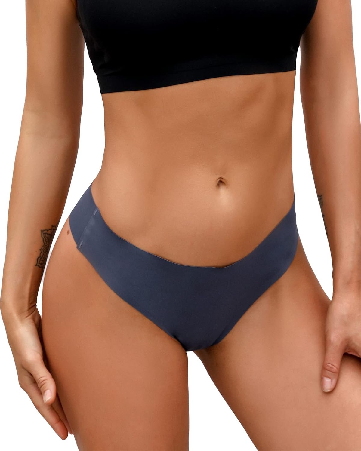 DEANGELMON Seamless Thongs for Women No Show Thong Underwear Women Comfortable Multiple Pack - lunas-mystic-emporium.com DEANGELMON Seamless Thongs for Women No Show Thong Underwear Women Comfortable Multiple Pack