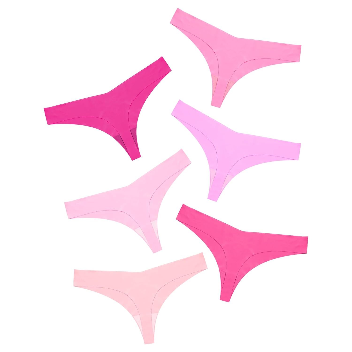 DEANGELMON Seamless Thongs for Women No Show Thong Underwear Women Comfortable Multiple Pack - lunas-mystic-emporium.com DEANGELMON Seamless Thongs for Women No Show Thong Underwear Women Comfortable Multiple Pack