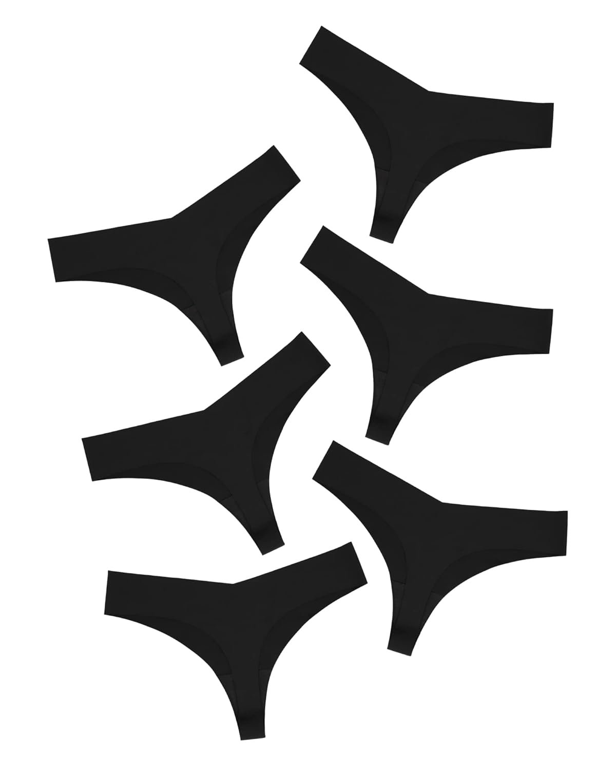 DEANGELMON Seamless Thongs for Women No Show Thong Underwear Women Comfortable Multiple Pack - lunas-mystic-emporium.com DEANGELMON Seamless Thongs for Women No Show Thong Underwear Women Comfortable Multiple Pack