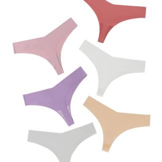 DEANGELMON Seamless Thongs for Women No Show Thong Underwear Women Comfortable Multiple Pack