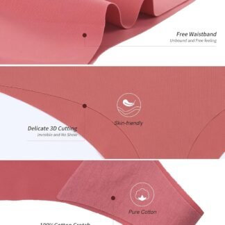 DEANGELMON Seamless Thongs for Women No Show Thong Underwear Women Comfortable Multiple Pack - lunas-mystic-emporium.com DEANGELMON Seamless Thongs for Women No Show Thong Underwear Women Comfortable Multiple Pack