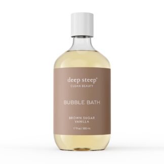 Deep Steep Bubble Bath, Brown Sugar Vanilla, 17 Ounce