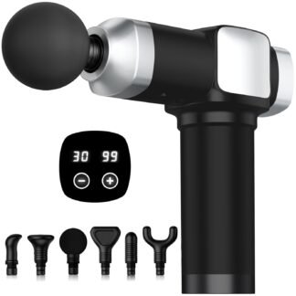 Deep Tissue Massage Gun Portable Percussion Electric Muscle Massager for Pain Relief Handheld Massagers with 30 Speeds 6 Attachments for Back and Neck Gifts for Men Women - lunas-mystic-emporium.com Deep Tissue Massage Gun, Portable Percussion Electric Muscle Massager for Pain Relief, Handheld Massagers with 30 Speeds & 6 Attachments for Back and Neck, Gifts for Men Women