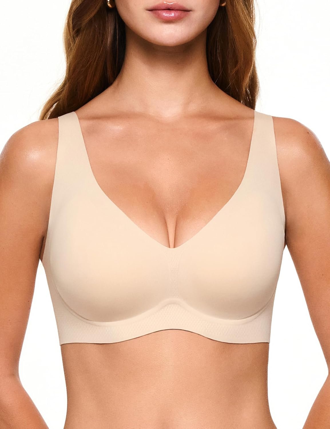 Deep V Bras for Women Wireless Push Up Plunge Bra Seamless Supportive No Underwire T-Shirts Bralettes - lunas-mystic-emporium.com Deep V Bras for Women, Wireless Push Up Plunge Bra Seamless Supportive No Underwire T-Shirts Bralettes