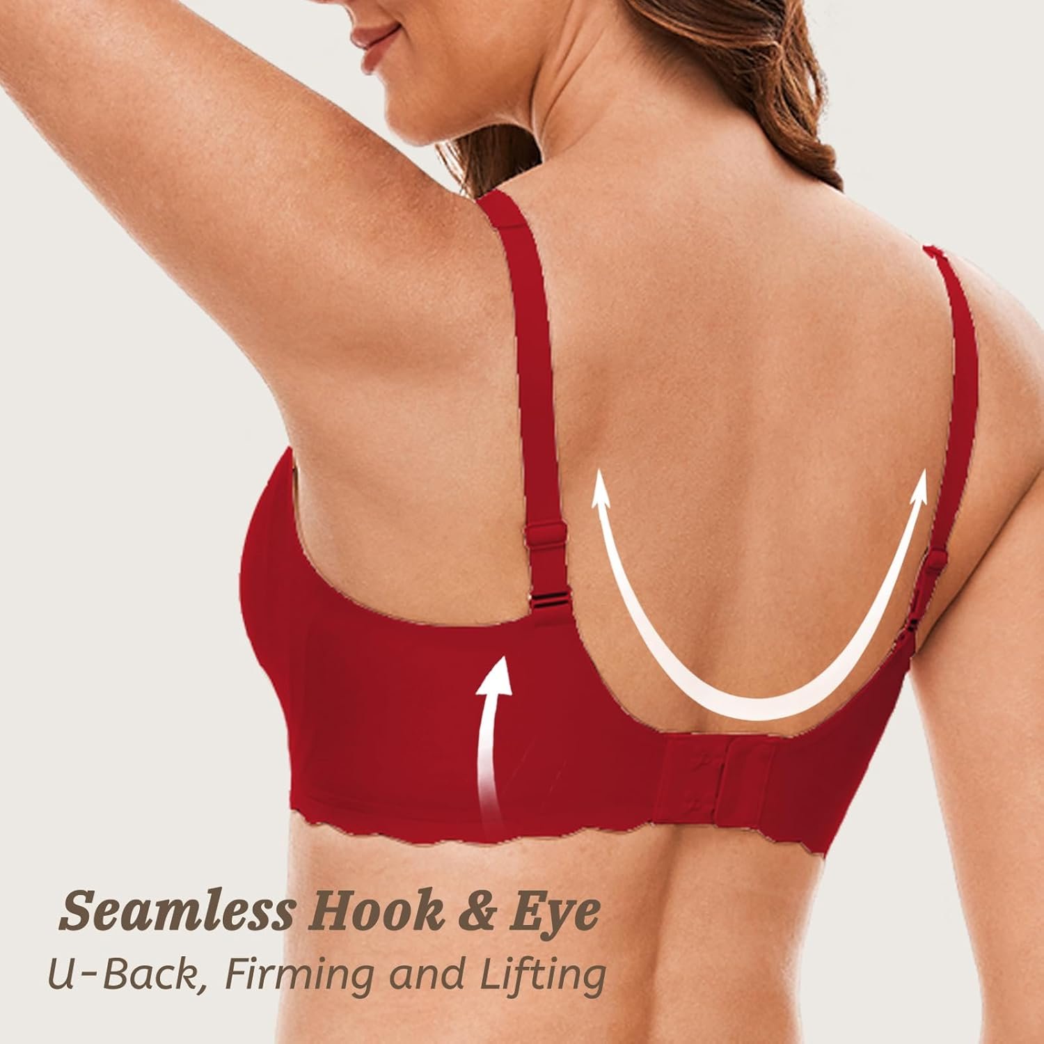 Deep V Petal Bras for Women No Underwire Soft Wireless Bras Comfort Seamless Bralettes with Extender - lunas-mystic-emporium.com Deep V Petal Bras for Women No Underwire Soft Wireless Bras Comfort Seamless Bralettes with Extender