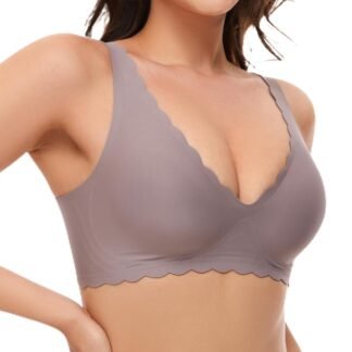 Deep V Petal Bras for Women No Underwire Soft Wireless Bras Comfort Seamless Bralettes with Extender - lunas-mystic-emporium.com Deep V Petal Bras for Women No Underwire Soft Wireless Bras Comfort Seamless Bralettes with Extender