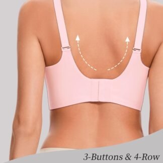 Deep V Petal Bras for Women No Underwire Soft Wireless Bras Comfort Seamless Bralettes with Extender