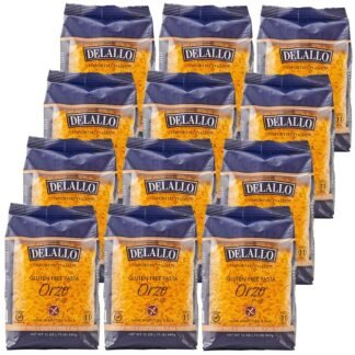 DeLallo Gluten Free Orzo Pasta Made with Corn Rice Wheat Free 12oz Bag 12-Pack - lunas-mystic-emporium.com DeLallo Gluten Free Orzo Pasta, Made with Corn & Rice, Wheat Free, 12oz Bag, 12-Pack
