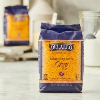 DeLallo Gluten Free Orzo Pasta Made with Corn Rice Wheat Free 12oz Bag 12-Pack - lunas-mystic-emporium.com DeLallo Gluten Free Orzo Pasta, Made with Corn & Rice, Wheat Free, 12oz Bag, 12-Pack