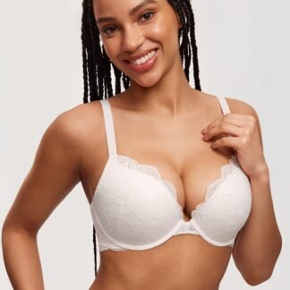 DOBREVA Womens Push Up Lace Bra Underwire Plunge Full Coverage Bras Sexy Plus Size Support - lunas-mystic-emporium.com DOBREVA Women's Push Up Lace Bra Underwire Plunge Full Coverage Bras Sexy Plus Size Support