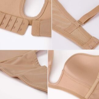 DotVol Women's Deep Plunge Bra Convertible Push up Low Cut Seamless Wireless Bra