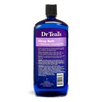 Dr Teal's Foaming Bath Variety Gift Set (2 Pack, 34oz Ea) - Melatonin Sleep Bath, Nourish & Protect with Coconut Oil - Essential Oils Blended with Pure Epsom Salt Ease Pain &...