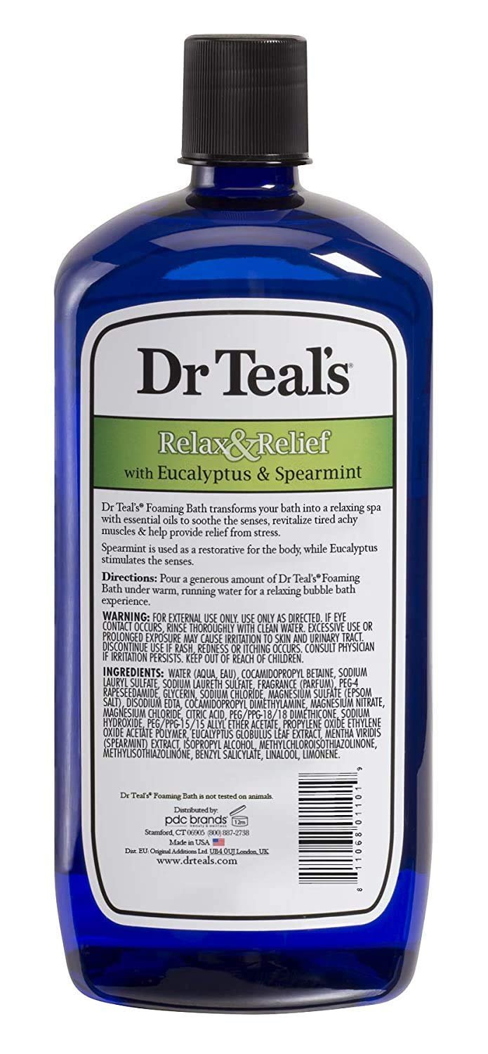 Dr Teals Foaming Bath Variety Gift Set 2 Pack 34oz ea - Soothe Sleep Lavender Relax Relief Eucalyptus Spearmint - Pure Epsom Salt Essential Oils Alleviate Stress - lunas-mystic-emporium.com Dr Teal's Foaming Bath Variety Gift Set (2 Pack, 34oz ea.) - Soothe & Sleep Lavender & Relax & Relief Eucalyptus & Spearmint - Pure Epsom Salt & Essential Oils Alleviate Stress...