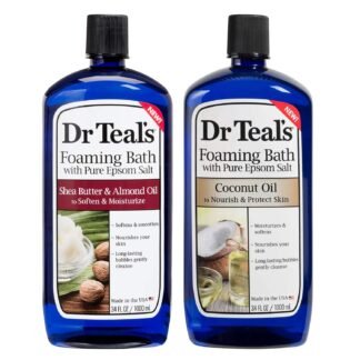 Dr Teals Foaming Bath Variety Gift Set 2 Pack 34oz ea - Soothe Sleep Lavender Relax Relief Eucalyptus Spearmint - Pure Epsom Salt Essential Oils Alleviate Stress - lunas-mystic-emporium.com Dr Teal's Foaming Bath Variety Gift Set (2 Pack, 34oz ea.) - Soothe & Sleep Lavender & Relax & Relief Eucalyptus & Spearmint - Pure Epsom Salt & Essential Oils Alleviate Stress...