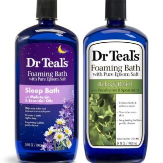 Dr Teals Foaming Bath Variety Gift Set 2 Pack 34oz ea - Soothe Sleep Lavender Relax Relief Eucalyptus Spearmint - Pure Epsom Salt Essential Oils Alleviate Stress - lunas-mystic-emporium.com Dr Teal's Foaming Bath Variety Gift Set (2 Pack, 34oz ea.) - Soothe & Sleep Lavender & Relax & Relief Eucalyptus & Spearmint - Pure Epsom Salt & Essential Oils Alleviate Stress...
