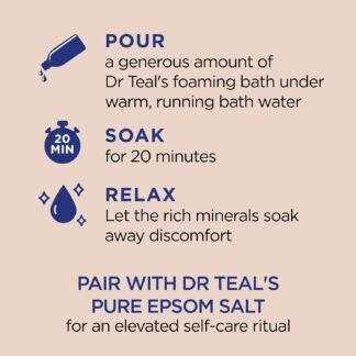 Dr Teals Foaming Bath with Pure Epsom Salt Shea Butter Almond Oil 625 fl oz - lunas-mystic-emporium.com Dr Teal's Foaming Bath with Pure Epsom Salt, Shea Butter & Almond Oil, 62.5 fl oz