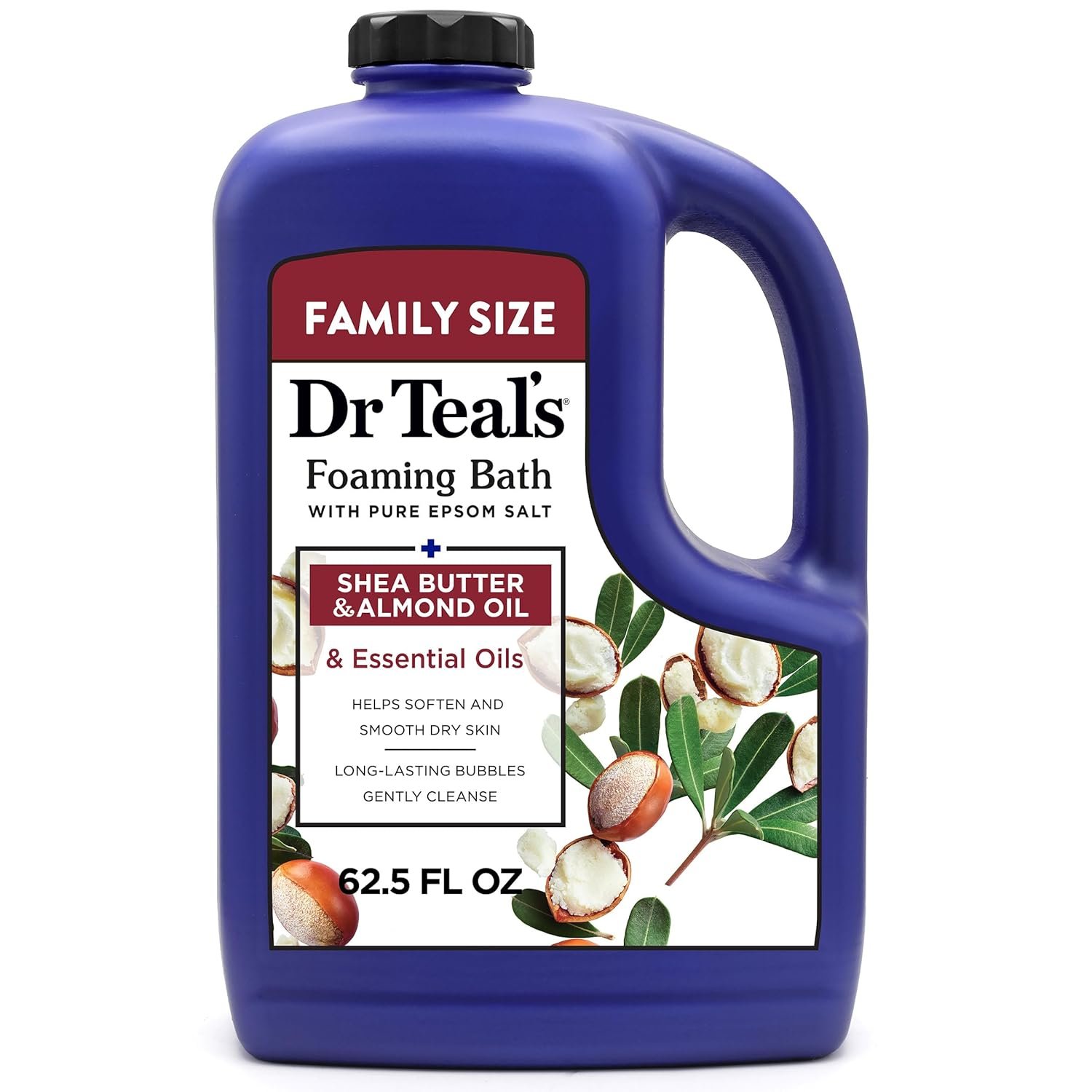 Dr Teals Foaming Bath with Pure Epsom Salt Shea Butter Almond Oil 625 fl oz - lunas-mystic-emporium.com Dr Teal's Foaming Bath with Pure Epsom Salt, Shea Butter & Almond Oil, 62.5 fl oz