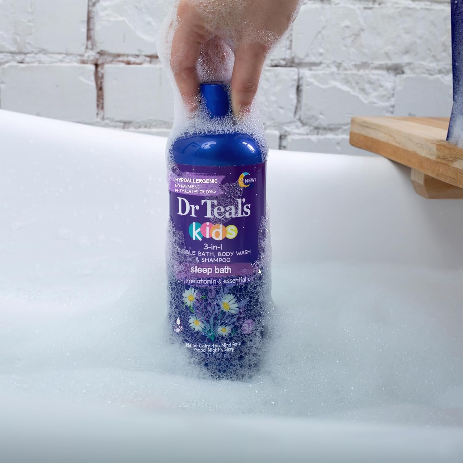 Dr Teals Kids 3-in-1 Sleep Bath Bubble Bath Body Wash Shampoo with Melatonin Essential Oil 20 fl oz Pack of 3 - lunas-mystic-emporium.com Dr Teal's Kids 3-in-1 Sleep Bath: Bubble Bath, Body Wash & Shampoo with Melatonin & Essential Oil, 20 fl oz (Pack of 3)