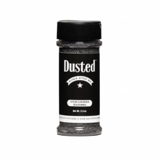 Dusted Steak and Burger Seasoning: Achieve the Perfect Charcoal Sear on Your Meat with a Grill or Cast Iron - 5.5 oz