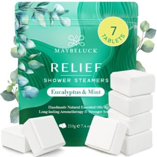 Eucalyptus Mint Shower Steamers 18 Pack - Eucalyptus for Shower, Aromatherapy Birthday Gifts for Women & Men, Natural Essential Oil Bombs for Home Spa & Self Care Relaxation,...