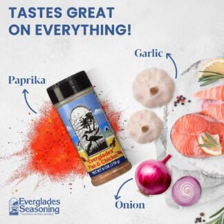 Everglades Seasoning & BBQ Rub Combo 14 oz (Pack of 2) – Fish & Chicken and All Purpose – Seasoning & Rub for Grilling, Smoking & Cooking Seafood, Poultry, Pork & Veggies