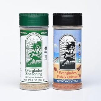 Everglades Seasoning & BBQ Rub Combo 14 oz (Pack of 2) – Fish & Chicken and All Purpose – Seasoning & Rub for Grilling, Smoking & Cooking Seafood, Poultry, Pork & Veggies