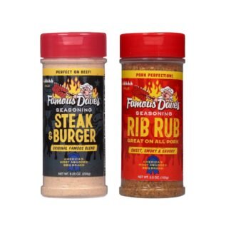 Famous Dave's Seasoning Variety Bundle - 2 pck, Steak & Burger & Rib Rub (13.75 oz.)