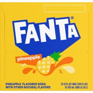 Fanta Pineapple, 12 fl oz, 12 Pack