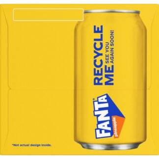 Fanta Pineapple, 12 fl oz, 12 Pack