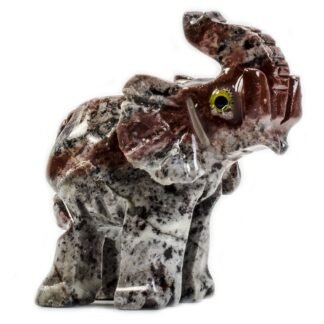 Fantasia Creations: 1 pc Elephant Soapstone Animal Figurine - Hand Carved Stone Animals for Party Favors, Collecting, Wire Wrapping, Gifts and More!