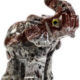 Fantasia Creations: 1 pc Elephant Soapstone Animal Figurine - Hand Carved Stone Animals for Party Favors, Collecting, Wire Wrapping, Gifts and More!
