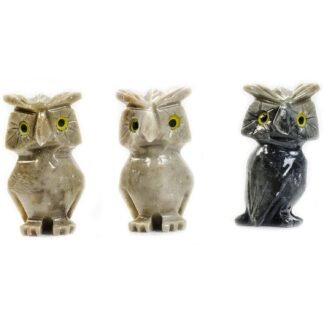 Fantasia Creations: 1 pc Elephant Soapstone Animal Figurine - Hand Carved Stone Animals for Party Favors, Collecting, Wire Wrapping, Gifts and More!