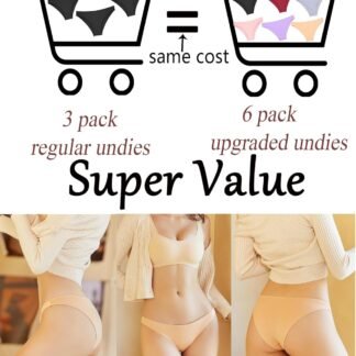 FINETOO 6 Pack Cotton Underwear for Women Cute Low Rise Bikini Panties High Cut Breathable Sexy Hipster Womens Cheeky S-XL