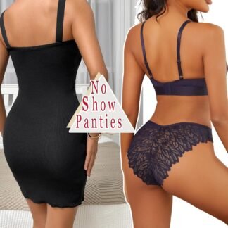 FINETOO 6 Pack Sexy Underwear for Women Silky Seamless No Show Panties Ladies Lace Bikini Lightweight Cheeky Hipster