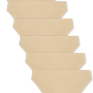 FINETOO 6 Pack Women’s Seamless Hipster Underwear No Show Panties Invisibles Briefs Soft Stretch Bikini Underwears XS-XL