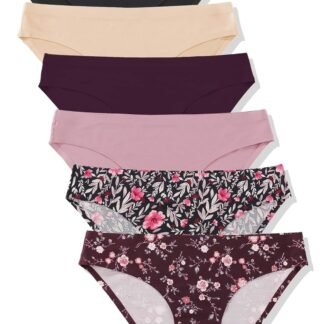 FINETOO 6 Pack Womens Seamless Hipster Underwear No Show Panties Invisibles Briefs Soft Stretch Bikini Underwears XS-XL - lunas-mystic-emporium.com FINETOO 6 Pack Women’s Seamless Hipster Underwear No Show Panties Invisibles Briefs Soft Stretch Bikini Underwears XS-XL