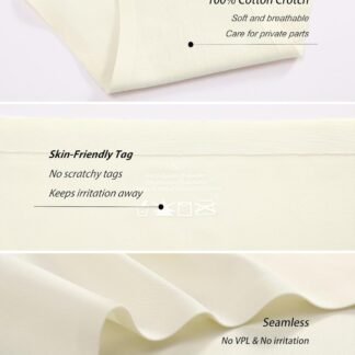 FINETOO 6 Pack Women’s Seamless Hipster Underwear No Show Panties Invisibles Briefs Soft Stretch Bikini Underwears XS-XL