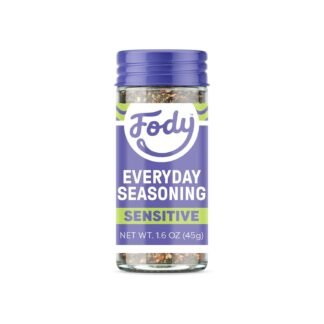 Fody Foods Everyday Seasoning, 1.6 Oz, Garlic and Onion Free, Low FODMAP Certified, Gut & IBS Friendly, Vegan, Non-GMO, Gluten Free, Keto Friendly