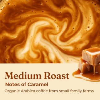 Four Sigmatic Calm Organic Instant Coffee | Medium Roast Arabica with Reishi & Chaga Mushrooms for Stress Relief & Mood Support | USDA Organic | Half Caffeine | 10 Packets